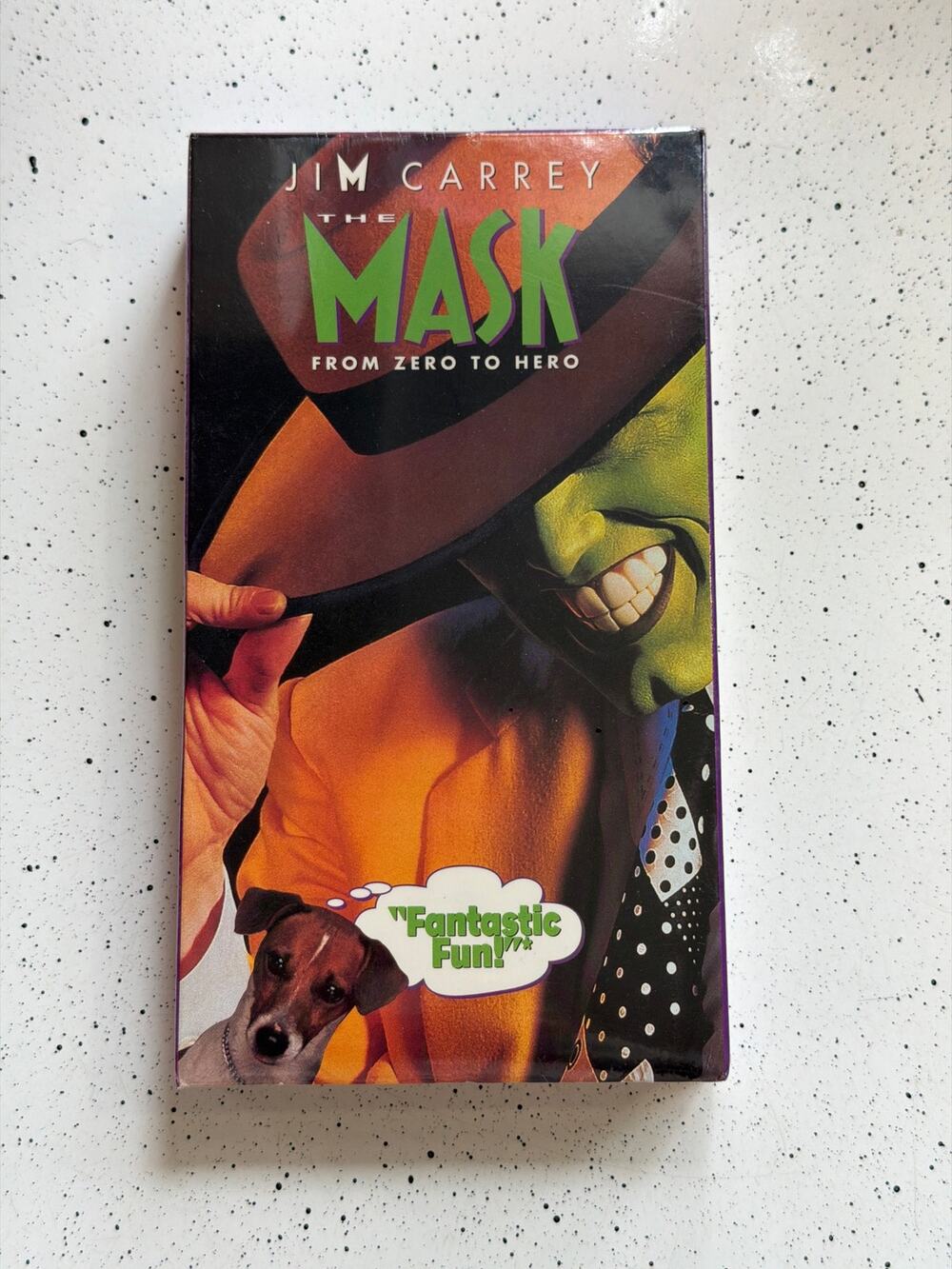 New Sealed The Mask VHS tape 1995 film Jim Carrey comedy movie factory seal